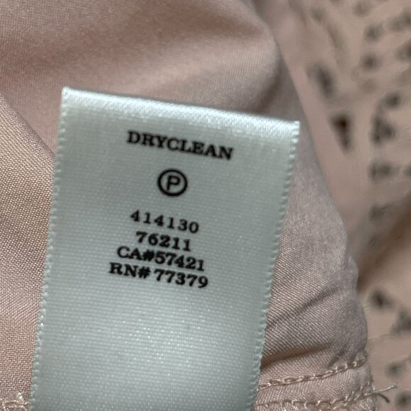 Ann Taylor Petite Shift Dress Lace Overlay Blush Pink Size 0P Petite - Picture 7 of 8